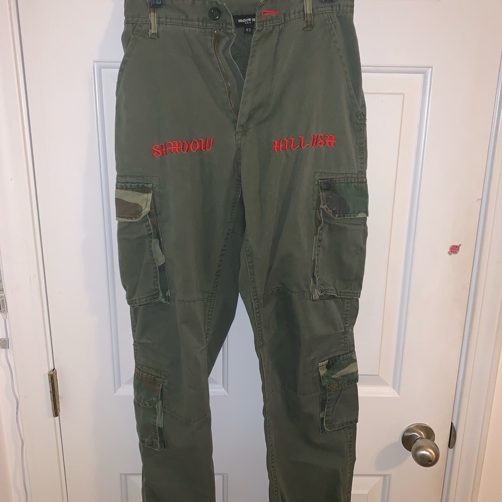 Shadow Hill Military Green Pants